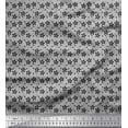 thumbnail image 1 of Soimoi Cotton Duck Fabric Leaves & Floral Artistic Fabric Prints By Yard 42 Inch Wide, 1 of 1