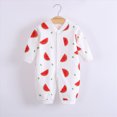 thumbnail image 2 of CAUYDY Infant Boy Clothes Preemie Pajamas for Girls Newborn Long Sleeved One-Pieces Baby Soft Sleepers Fall Winter 3 6 9 Months 1T 2T Sizes 6-9 Months,Red, 2 of 6