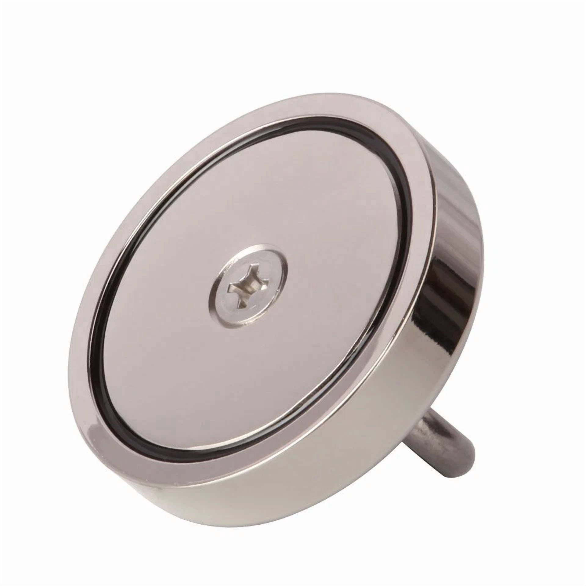 CRESTIN- 2Pc Neodymium Fishing Magnets 200Lbs Pulling Force Strong Round Rare Earth 48Mm