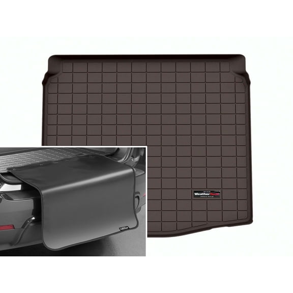 WeatherTech Cargo Trunk Liner with Bumper Protector compatible with 2026-2026 Toyota Corolla Cross - Behind 2nd Row w/ Bumper Protector, Cocoa