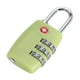 thumbnail image 4 of Candado de Seguridad para Equipaje con Combinación de 3 Dígitos Verde, 4 of 8