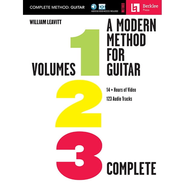 A Modern Method for Guitar Volumes 1, 2, and 3 Complete with 14 Hours
