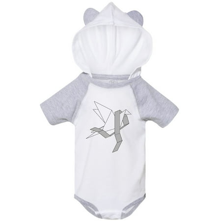 

Inktastic Origami Bird Parkinsons Disease Awareness Gift Baby Boy or Baby Girl Bodysuit