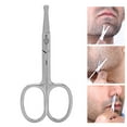 thumbnail image 3 of STAINLESS STEEL NOSE HAIR SCISSORS ROUNDED Tip FOR EYEBROWS BEARD MOUSTACHE NOSERounded Tip, 3 of 7