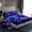 Blue Purple, variant on Manfei Female Men Blue Butterfly Twin Sheet Sets 3pcs,Chic Floral Flowers Twin Fitted Sheet Microfiber,Abstract Gradient Breathable Flat Sheet,Microfiber Bedroom Decor