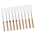thumbnail image 1 of Smore Bâtons, 10pcs Fourches Barbecue Multifonctionnel BBQ Fourche Outil Bâton de Torréfaction Qualité Inégalée, 1 of 12