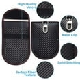 thumbnail image 2 of Faraday Bag for Key Fob,Faraday Cage Protector - Car RFID Signal Blocking, Anti-Theft Pouch, Anti-Hacking Case Blocker, Signal Blocking Key Fob case(Carbon Fiber Texture), 2 of 10