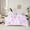 Purple, variant on Castle Fairy Dreamy Jewelry Bow-Tie Twin Bedding Sets 7-Piece for Child Teenagers Adults Female,Vintage Chic Flowers Bedding Comforter Set Microfiber,Kawaii Floral Bow Breathable Sheet Sets