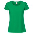thumbnail image 1 of Fruit Of The Loom - Camiseta de algodón Ringspun para mujer (Verde Brillante), 1 of 3