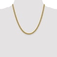 thumbnail image 2 of 14K Yellow Gold chain Spiga (Wheat) 20 in 4.65 mm 4.65mm Semi-solid 3-Wire Wheat, 2 of 5
