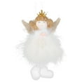 thumbnail image 5 of HONITANO 1Pack Xmas Decorations White Plush Angel Doll For Holiday Season, 5 of 8