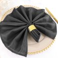 thumbnail image 1 of 10 Pieces 20" Charcoal Grey Polyester Napkins Wedding, 1 of 5