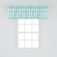 thumbnail image 2 of Ambesonne Animal Window Valance, White Seals Ocean, 42" x 18", Turquoise Pale Blue, 2 of 3