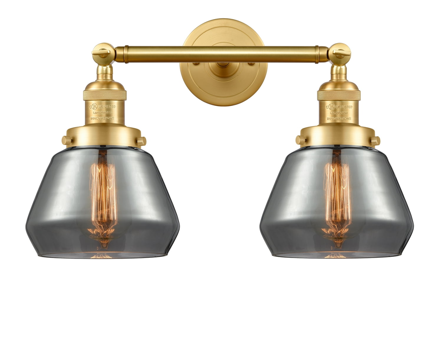 Innovations 208SGG173 Two Light Bath Vanity Franklin Restoration Satin