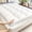 White, variant on Mattress Topper, Mattress Pad Pillow Top Mattress Cover Quilted Fitted Mattress Protector Top Stretches Up 8-21" Deep Pocket Cooling1000GSM（Black,Twin)