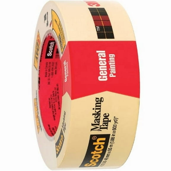 Scotch 3M 2050 Masking Tape 5.0 Mil 2" x 60 yds. Natural 24/Case
