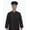 Black, variant on Men's Green 3/4 Sleeve Chef Coat with Black Trim & Free Chef Cap, Professional Kitchen Uniform Jacket for Restaurant, Bakery & Culinary Professionals, Sizes XS-6XL