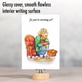thumbnail image 5 of NobleWorks Funny 50th Milestone Birthday Greeting Card with 5 x 7 Inch Envelope (1 Card) Bday Lady Flipping Bird 4517, 5 of 6