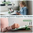thumbnail image 6 of Compatible with iPad (A16) 11th Generation Case 11 Inch 2025, for iPad 10th Generation Case 10.9 Inch 2022 with Pencil Holder,Slim Trifold Stand Protective Cover with Soft TPU Back,MatchaGreen, 6 of 15