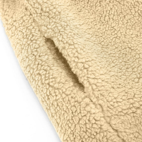 Aayomet Big Girls Winter Coats Kids Waterproof Rain Jackets Lightweight Raincoats & Knitted Lining Hooded Windbreaker for Girls,Beige 4-5 Years