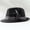 Dark Gray, variant on Wide Brim Bow Feather Fedora Hat for Women Men,Classic Panama Dress Hat with Removable Jewelry,Casual Sun Hat for Wedding & Party Black One Size