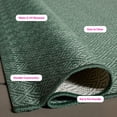 thumbnail image 5 of SAFAVIEH Courtyard Madeline Geometric Indoor/Outdoor Area Rug, Dark Green, 5'3" x 7'7", 5 of 13