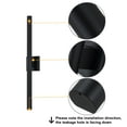 thumbnail image 3 of C Cattleya Black 2-Light 26W Dimmable LED Outdoor Wall Light with Frosted Glass Diffuser, 3 of 7