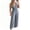 *Gray, variant on VBVC Women's V-Neck Belted Wide Leg Jumpsuit, Sleeveless High Waist Long Palazzo Pants For Women, Ladies' Elegant Party Set with Pockets,Beige,S-2XL