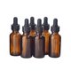 thumbnail image 5 of EeaseMX 8 botellas de aceite esencial de 10 ml para mujer, estilo retro antiguo, de vidrio, vacías, con gotero dispensador, decoración (marrón), 5 of 7