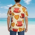 thumbnail image 6 of Kll Men'S Hawaiian Shirt Short Sleeve Button Down Beach Shirts-Cups Of Tea, 6 of 8
