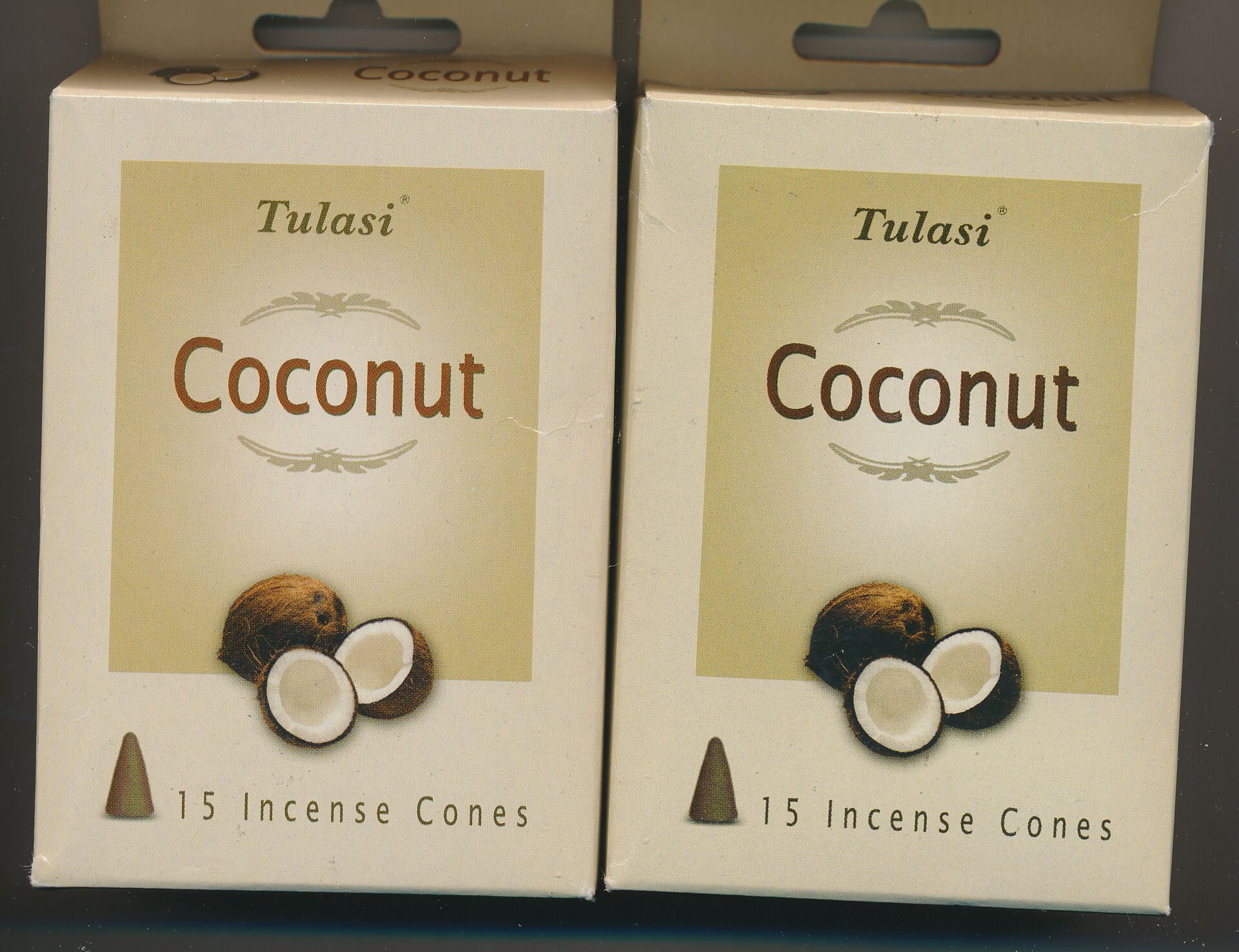 Coconut Cones, 30 Cone Bundle, Tulasi Incense