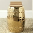 thumbnail image 2 of Safavieh Modern Ming Ceramic Garden Stool in Gold, 2 of 2