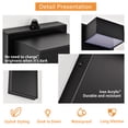 thumbnail image 6 of Outdoor Wall Sconce with Dusk to Dawn Sensor,3000K Warm White,LED Waterproof Black Outdoor Porch Light Fixture for House, Garage, Entryway, 6 of 11