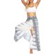 thumbnail image 4 of VISgogo Pantalones de pierna ancha de verano para mujer, pantalones sueltos sueltos de tiro medio con estampado bohemio con divisiones para yoga, playa, vacaciones VISgogo  moda, 4 of 9