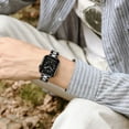 thumbnail image 6 of WFEAGL Thin Band Apple Watch Stainless Steel Metal Replacement Adjustable 38mm 40mm 41mm, 6 of 9