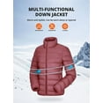 thumbnail image 2 of CAMEL Women's Puffer Jacket Lightweight Packable Down Coat Womens Winter Jackets Red, 2 of 7