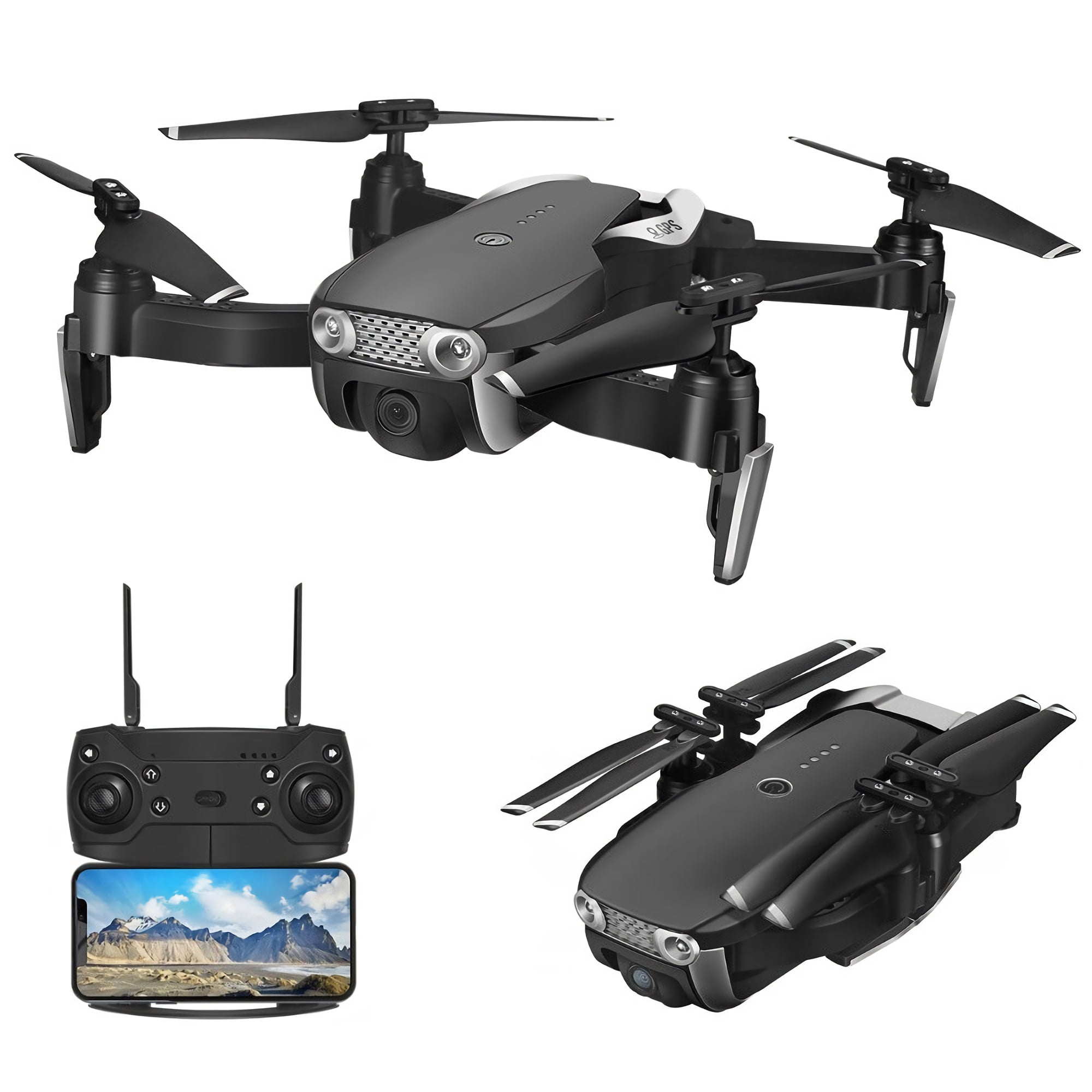 EACHINE Foldable GPS RC Drone Quadcopter with Wifi FPV