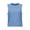 Blue, variant on Womens Tank Tops Summer Casual Top Striped Sleeveless Top with Tie-Back Cutout Fashion Clothing