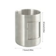 thumbnail image 3 of Steadline 304 Stainless Steel Collapsible Cup,Outdoor Camping Heat-Resistant Mug with Foldable Handle 220ml/300ml/400ml Three Sizes for Drinks and Beer, 3 of 8