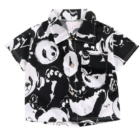 

TJAZFJPA Baby Boy Set Boys Short Sleeve Button Down Shirt Lightweight Breathable Summer Tops Beach Shirts Vacation Two Sweet Birthday Outfit Toddler Boy Spring Outfits Formal