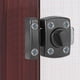thumbnail image 3 of Pestillo de seguridad grueso para el hogar, antirrobo, de aleación de zinc, para puerta, ventana, armario, color negro, 3 of 14