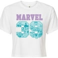 thumbnail image 3 of Marvel - Spring Colors - Juniors Cropped Graphic T-Shirt, 3 of 5
