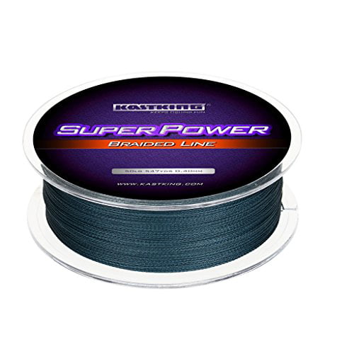 KastKing Superpower Braided Fishing Line Low-Vis Gray 30 LB,327 Yds 