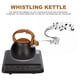 thumbnail image 3 of Hervidor Silbante De Acero Inoxidable De 2,5 Litros, Tetera Moderna Con Tapa Ergonómica Con Mango De Madera Para Té, Café, Leche, Cocina De Inducción, Horno Eléctrico, Estufa(Azul/Blanco/Negro) Advancent HA026339-03, 3 of 6