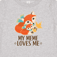 thumbnail image 4 of Inktastic Meme Loves Me Gift Fox Boys or Girls Baby T-Shirt, 4 of 5