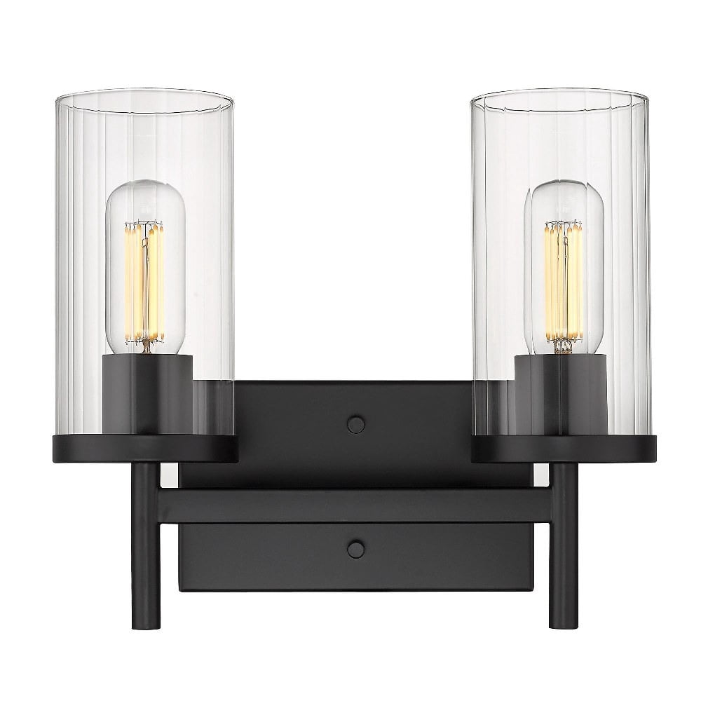 2 Light Bathroom Light Fixture in Classic Style 11.38 inches High By 13 inches Wide Bailey Street Home 170-Bel-4476367