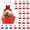 Red, variant on 24 Pack Baskets for Gifts Empty Bulk Baskets, Khaki