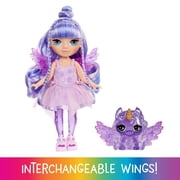 Rainbow High Littles Rainbow Fantasy Fairies Doll- Amethyst (Purple)