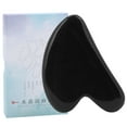 thumbnail image 3 of Acupuncture Therapy Guasha Board, Heart Shape Design Improve Facial Blood Circulation Obsidian Guasha Board  For Spine For Neck For Forehead For Back, 3 of 8