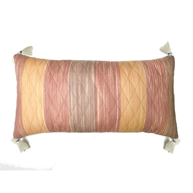 American Heritage Textiles 53717 11 x 22 in. Sienna Rectangle Decorative Pillow, Multi Color